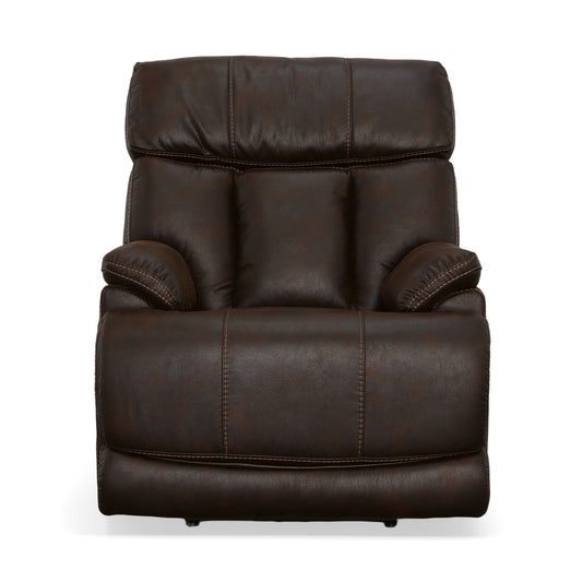 Clive - Power Recliner With Power Headrest & Lumbar - Clove