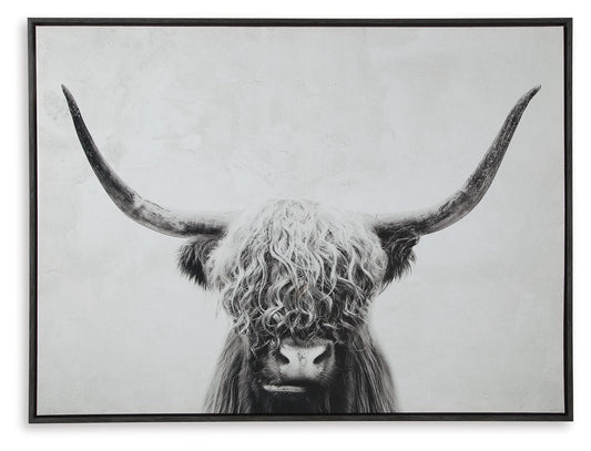 Pancho - Wall Art - Black / White