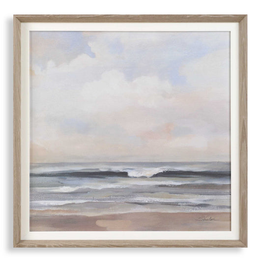 Haze - Framed Print - Light Gray