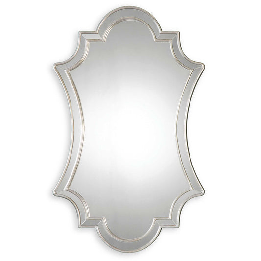 Elara - Wall Mirror - Antiqued Silver