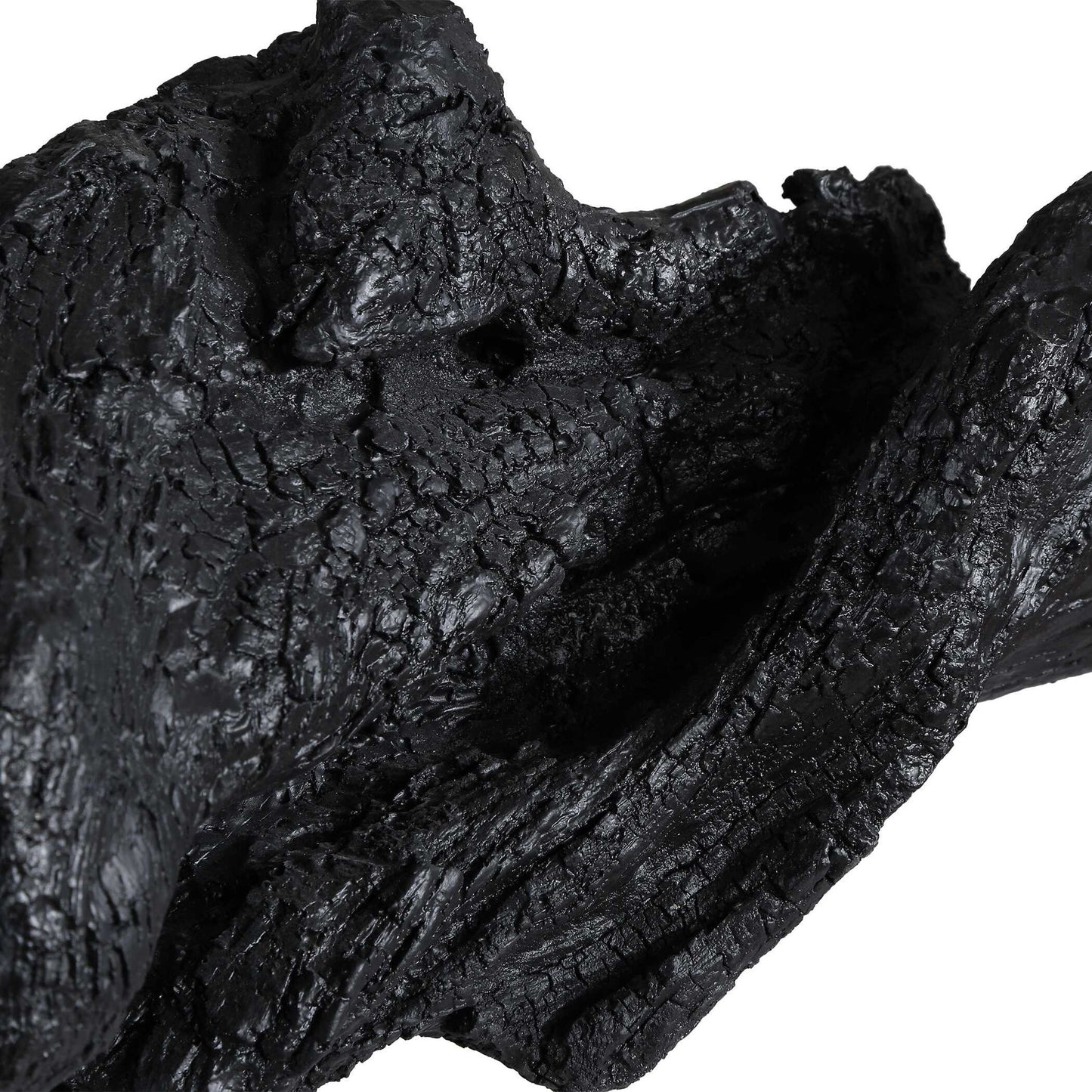 Charred Timber - Sculpture - Black