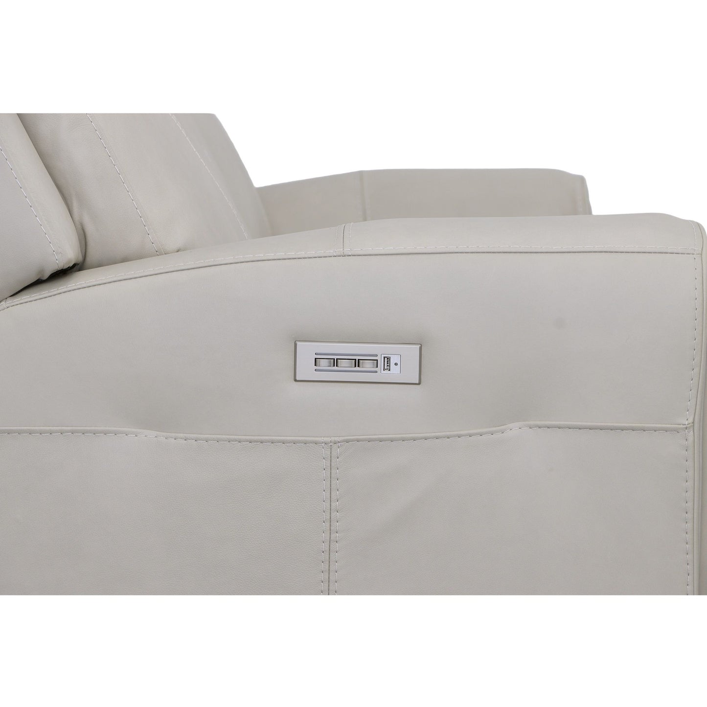 Barnett - Power Reclining Sofa With Power Headrests & Lumbar