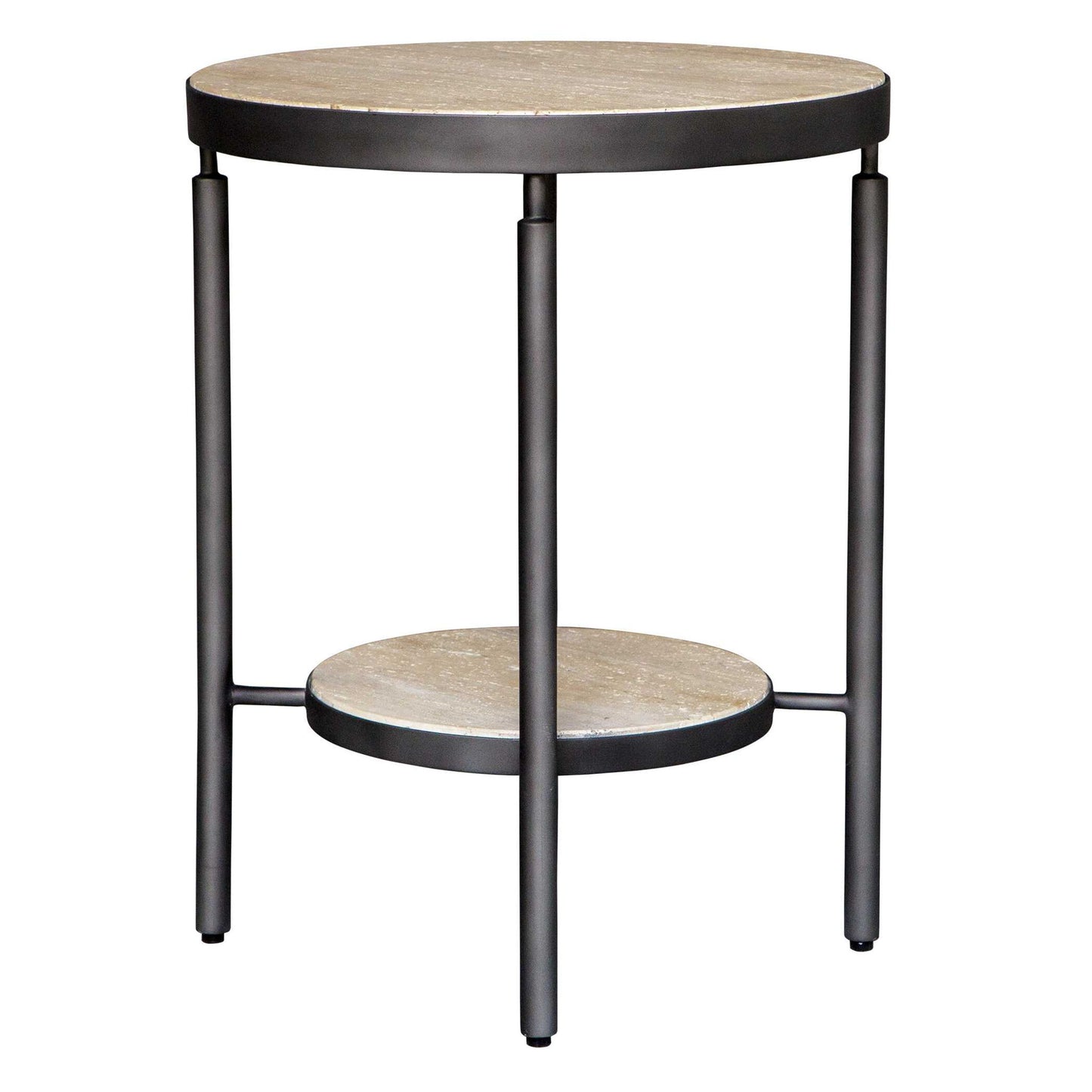 Dauntless - Side Table - Travertine