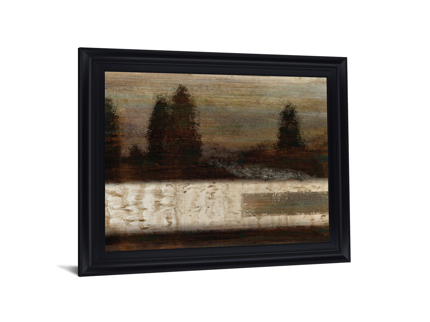 Shadowed Pinescape - 28" x 34" Framed Wall Art