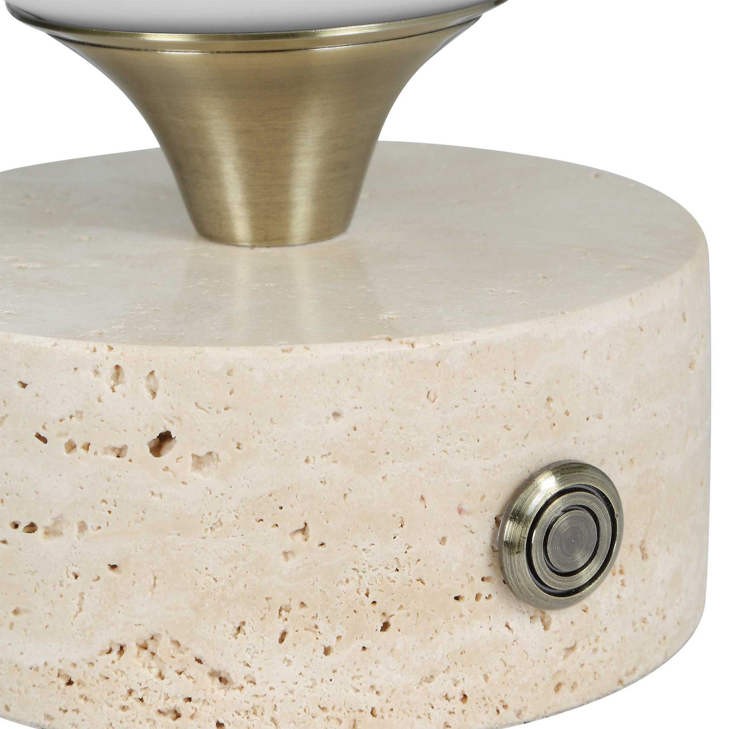 Abril - Rechargeable LED Accent Lamp - Brass,Gold