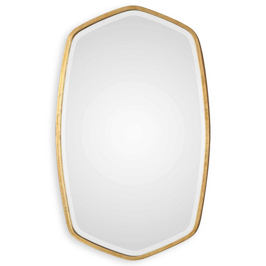 Duronia - Mirror - Antiqued Gold