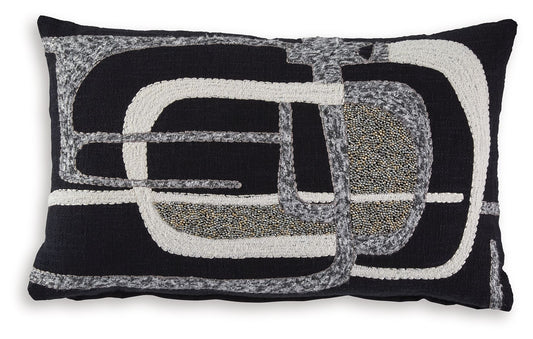 Gavrileigh - Pillow (Set of 4) - Black / Gray / Ivory