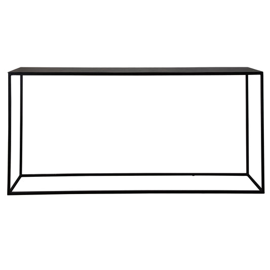 Coreene - Large Industrial Console Table - Black