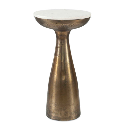 Torin - Drink Table - Gold / White