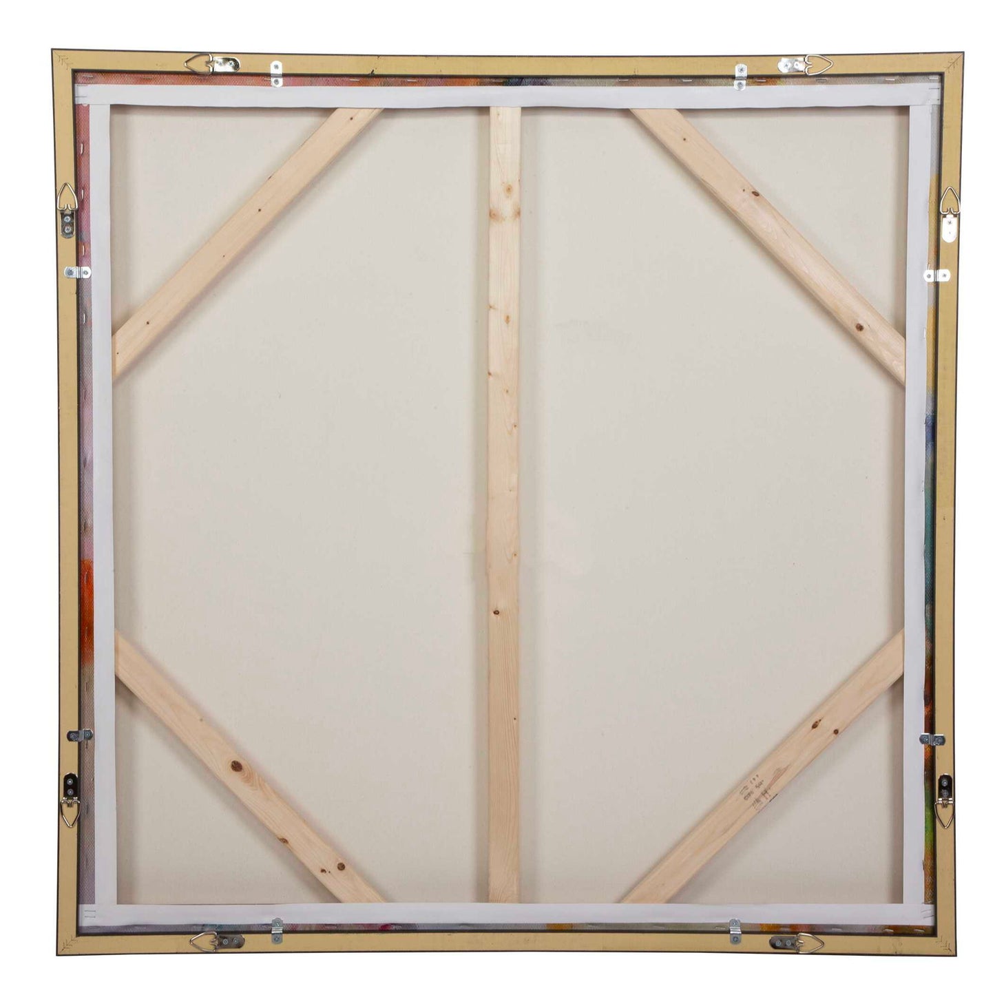 A Colorful Mindset - Framed Abstract Art - Gold