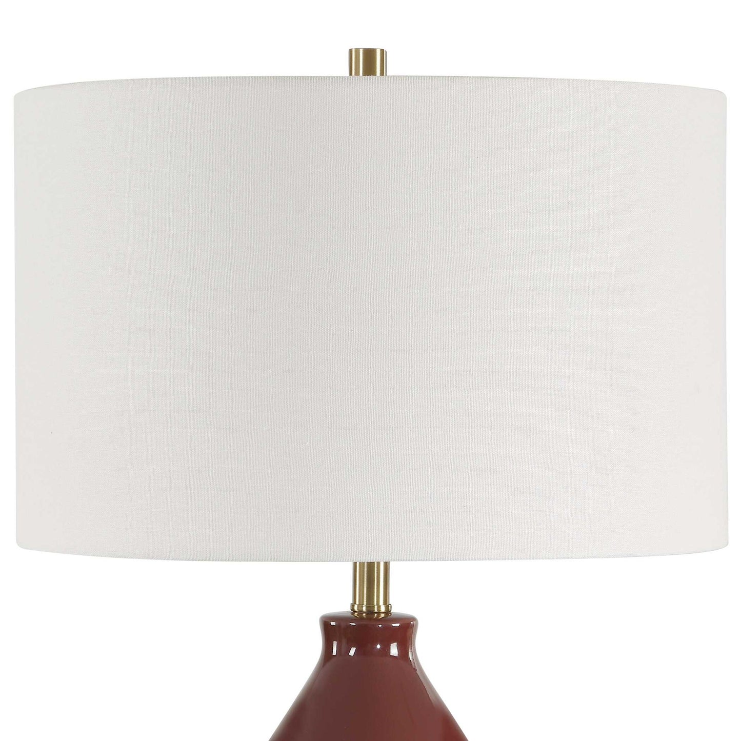 Gourd - Table Lamp - Burgundy