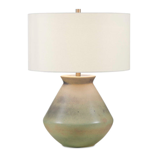Natrone - Table Lamp - Brown,Gray,Green