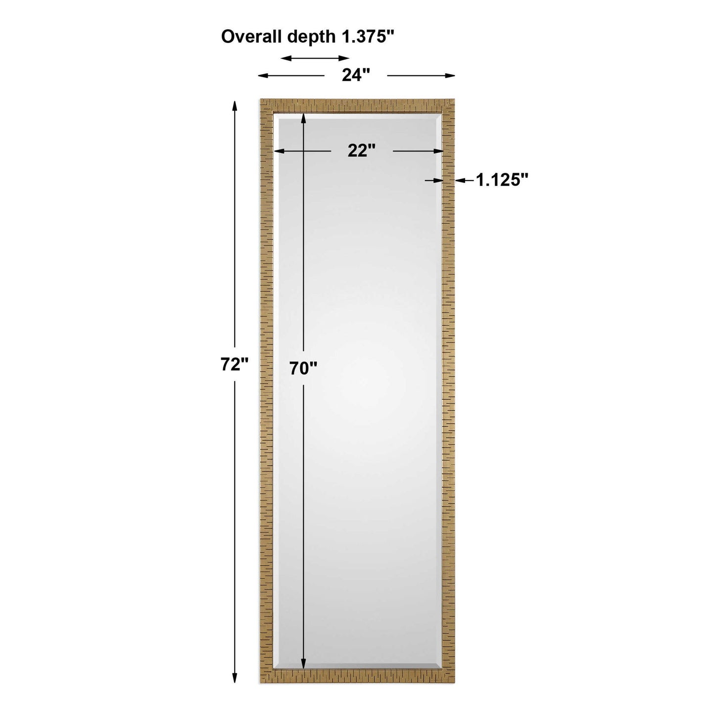 Vilmos - Metallic Mirror - Gold