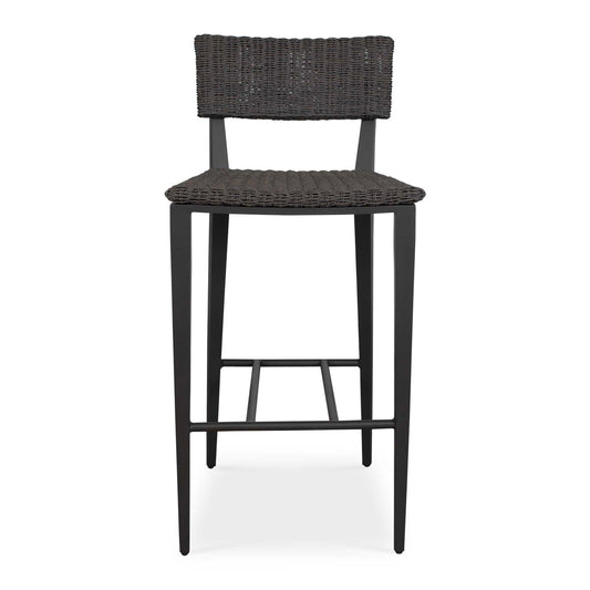 Calbas - Outdoor Bar Stool - Java Black