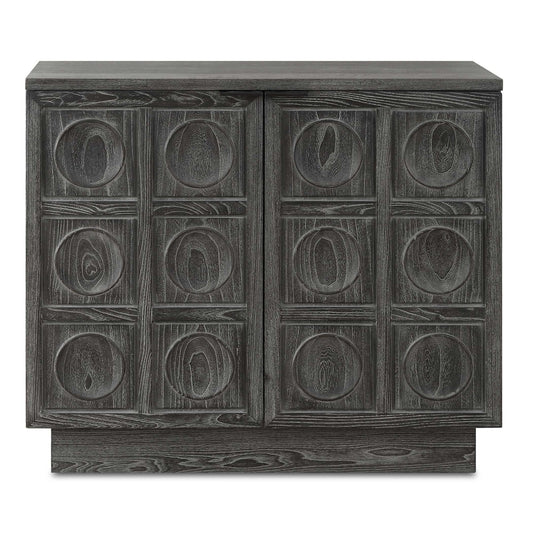 Shelby - 2 Door Ebony Stained Cabinet