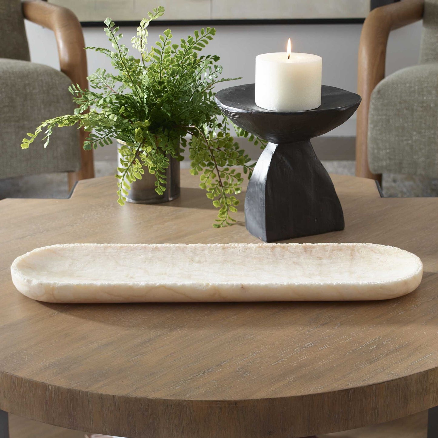 Sculpted Onyx - Bowl - Beige