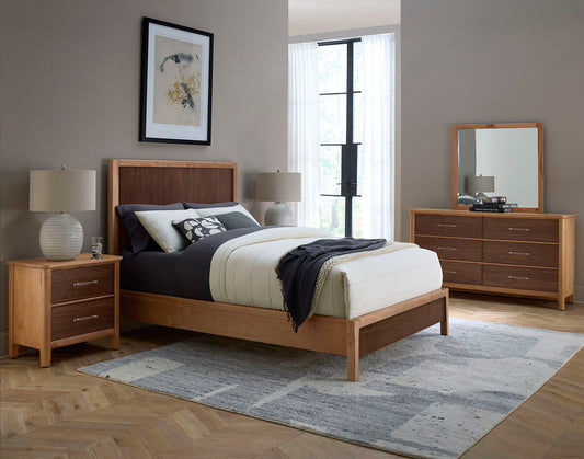 Nordhaven - Panel Bed - Two-Tone