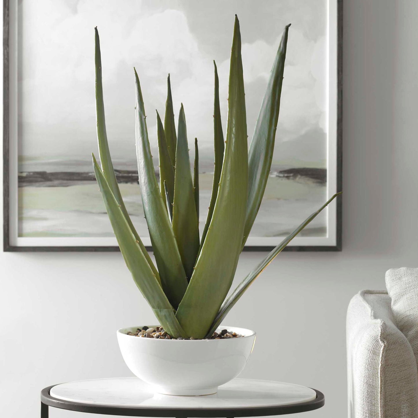 Evarado - Aloe Planter - White