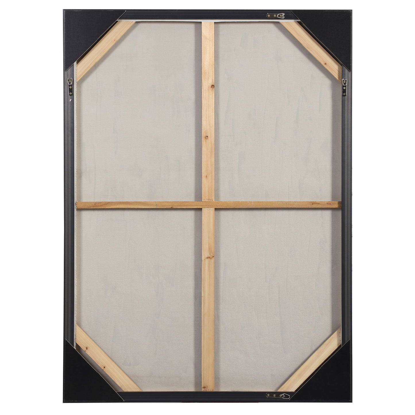 Organized Chaos - Hand Painted Canvas - Pearl Silver