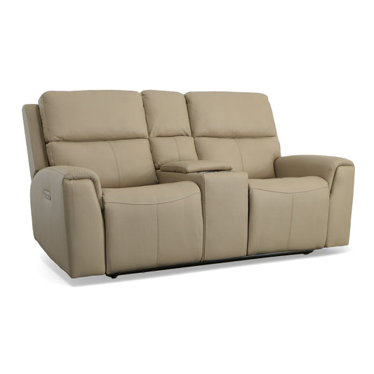 Jarvis - Power Reclining Loveseat With Console & Power Headrests