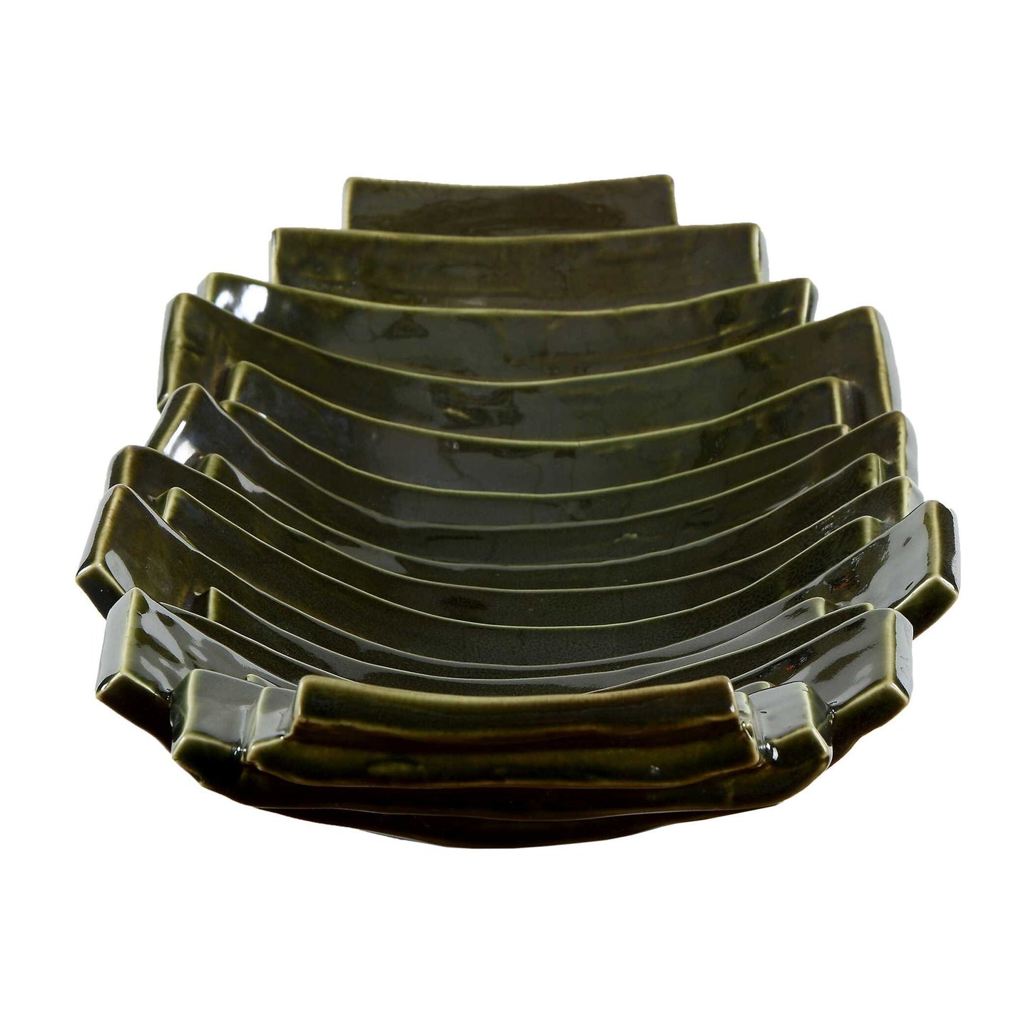 Harbor Ridge - Bowl - Olive Green
