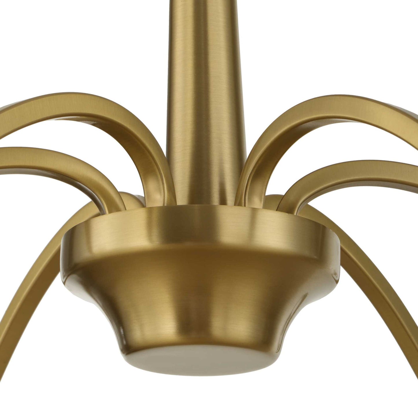 Barcelona - 6 Light Brass Chandelier - Gold