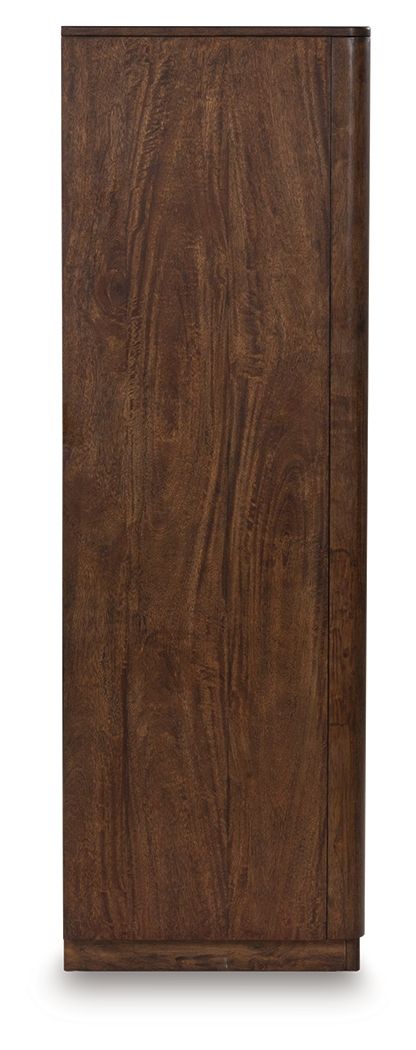 Dilenno - Five Drawer Chest - Dark Brown