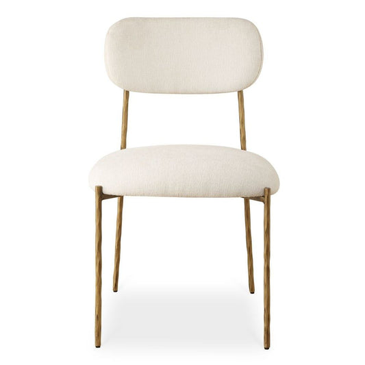 Capture - Dining Chair (Set of 2) - Gold / White
