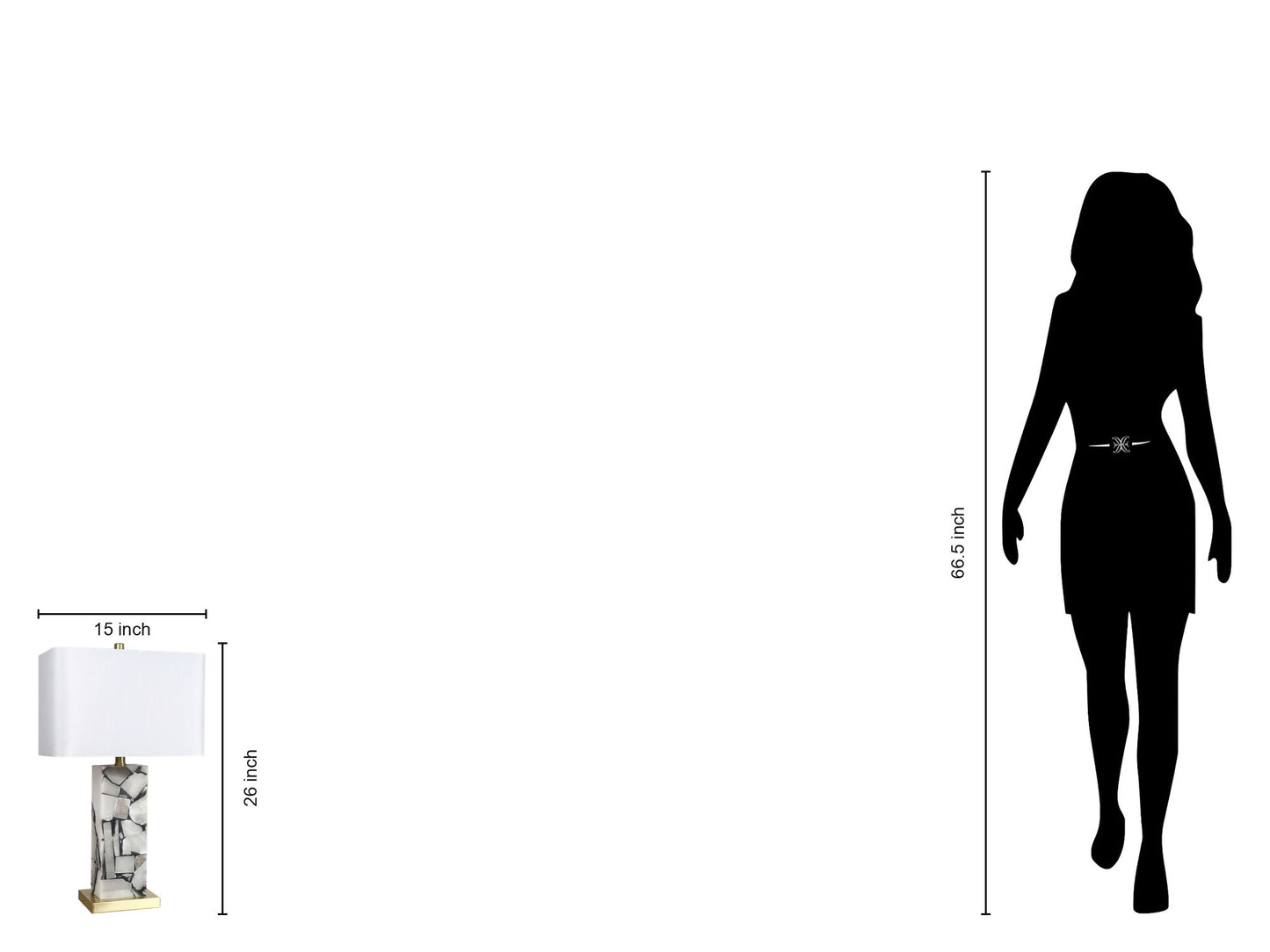 "Alabaster Mosaic" Alabaster Table Lamp (Set of 2) - Alabaster / Soft Gold