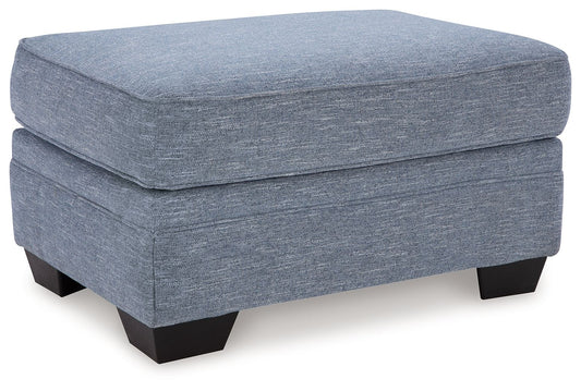 Carissa Manor - Ottoman - Denim