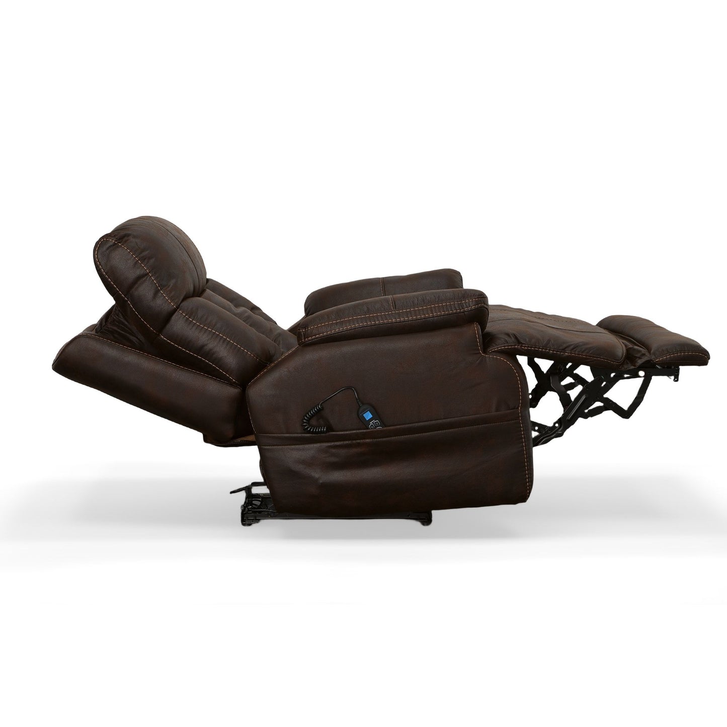 Clive - Power Recliner With Power Headrest & Lumbar - Clove
