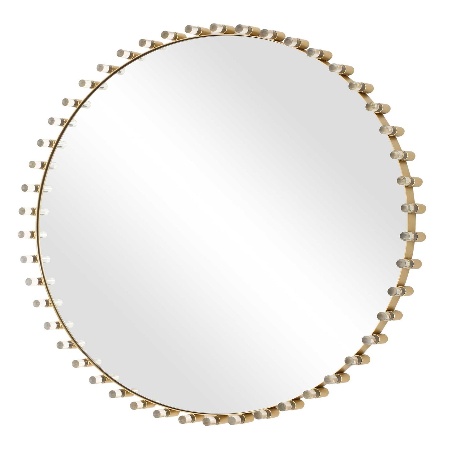 Avelyne - Round Mirror - Gold