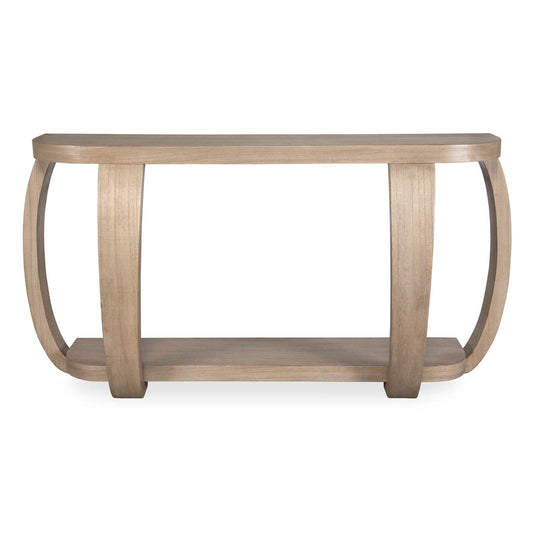 Adona - Wood Console Table - Light Brown
