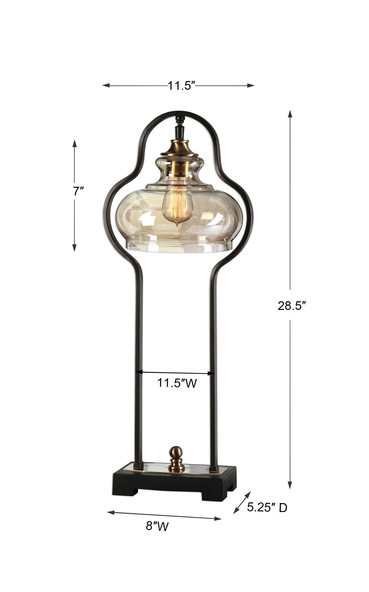 Cotulla - Desk Lamp - Aged Black
