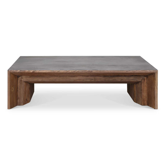 Vail - Elm Coffee Table - Dark Brown