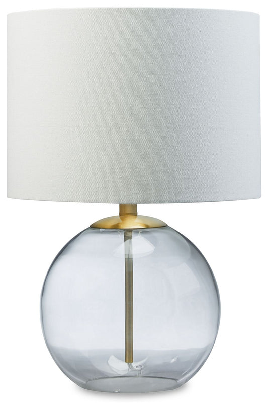 Samder - Glass Table Lamp - White