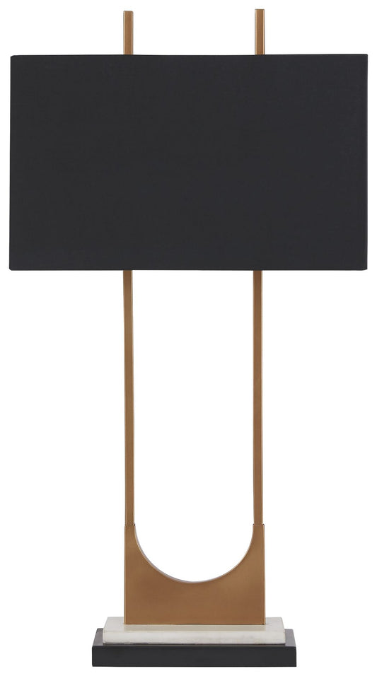 Malana - Metal Table Lamp - Brass Finish