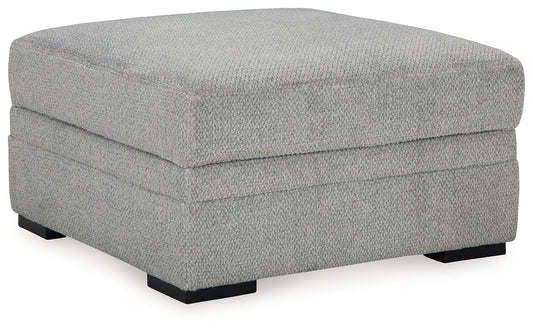 Casselbury - Ottoman With Storage - Cement