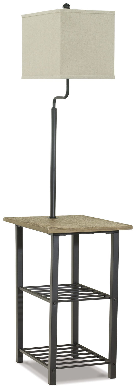 Shianne - Metal Tray Lamp - Black