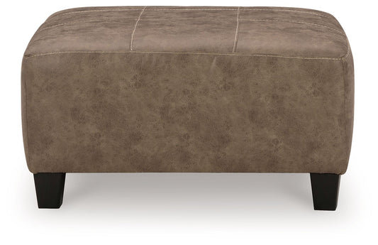 Navi - Oversized Accent Ottoman - Fossil