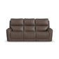 Carter - Power Reclining Sofa With Console & Power Headrests & Lumbar - Cappuccino