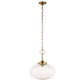 Bellaire - 1 Light Glass Shade Pendant - Gold