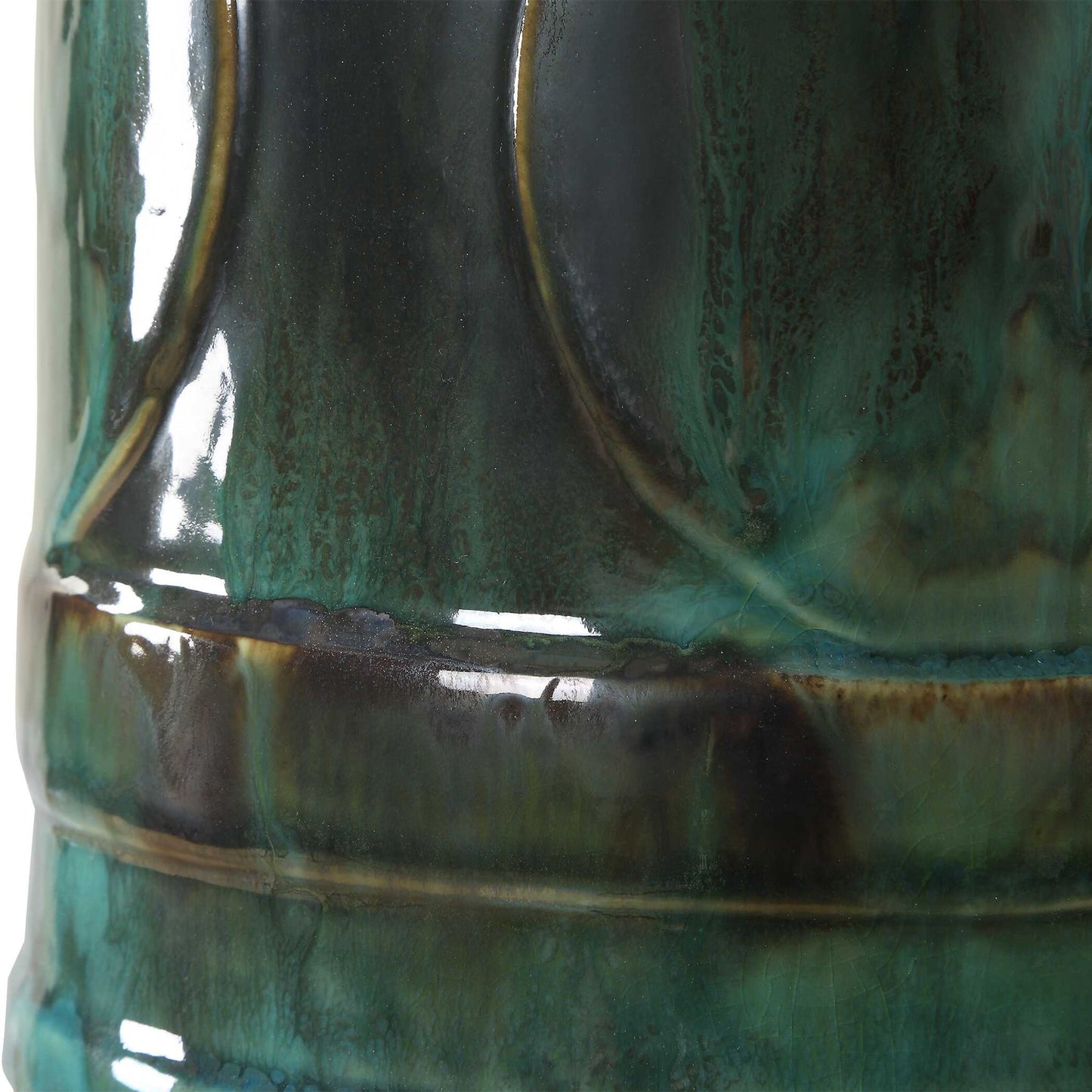 Loch - Green Glaze Table Lamp