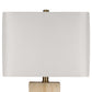 "Luminous Alabaster" Alabaster Table Lamp With Night Light (Set of 2) - Alabaster / Soft Gold