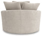 Cuddle Plush - 3 Pc. - 3-Piece Sectional, Chair And Ottoman - Arctic