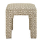Satoria - Upholstered Small Bench - Green / White