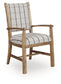 Ridgester - Dining Upholstered Arm Chair (Set of 2) - Light Brown