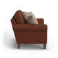 Moxy - Fabric Loveseat, Curved Sock Arms