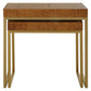 Burl-esque - Wooden Nesting Tables (Set of 2)