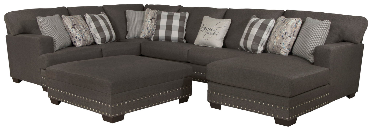 Crawford - Sectional With Cocktail Ottoman